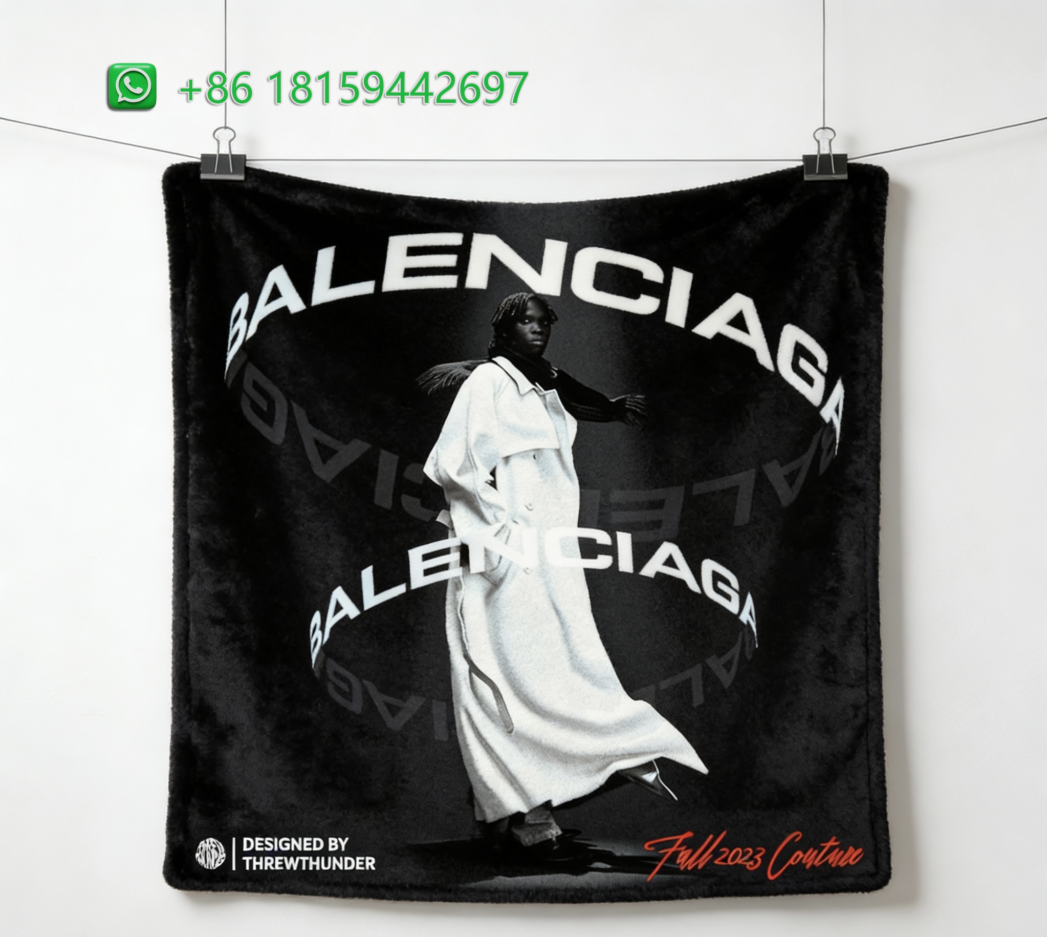 Balenciaga Throw Blankets